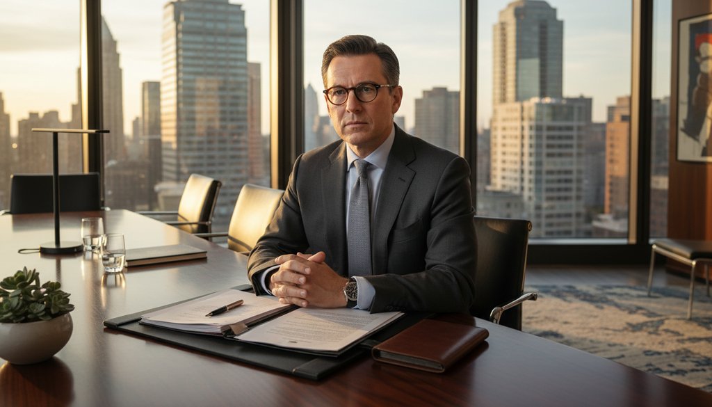 Мужчина на совещании